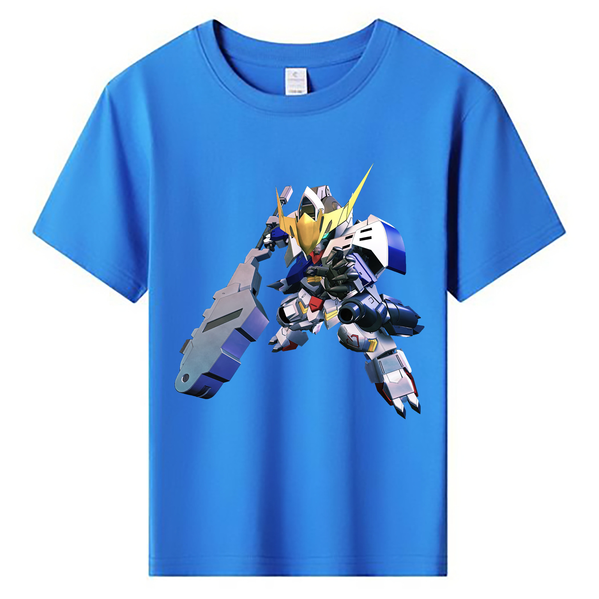 （画像用） 機動戦士ガンダム Mobile Suit Gundam 綿100％キッズTシャツ（フロントプリント）